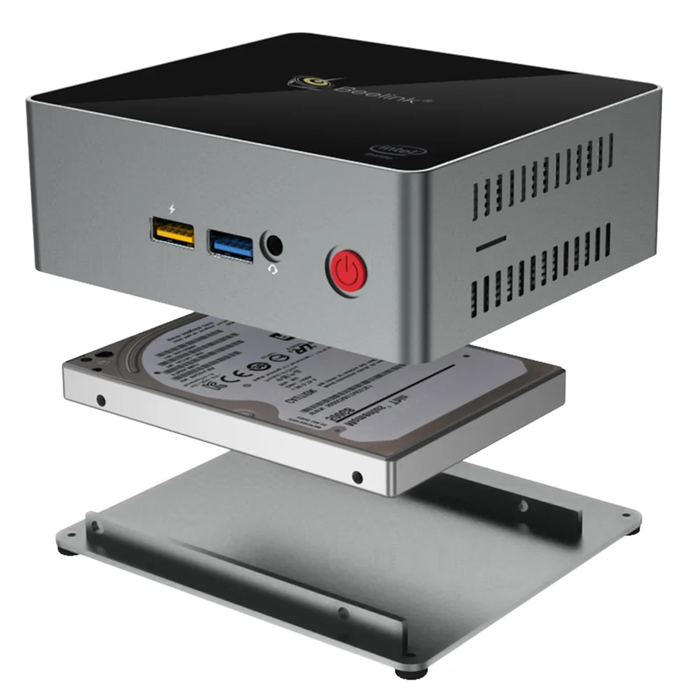Beelink J34 Intel Apollo Lake Celeron J3455 Мини ПК 8 Гб DDR3L 512 ГБ SSD Intel HD Graphics 500 2,4 ГГц+ 5,8 ггц WiFi 1000 Мбит/с USB3.0