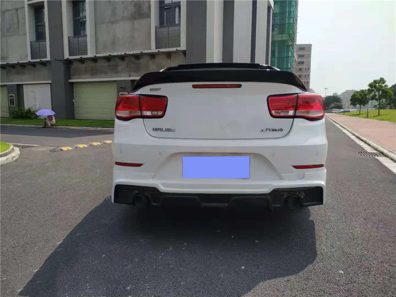 Для настоящего углеродного волокна/FRP malibu автомобильный спойлер 2012- Chevrolet malibu багажник спойлер задние аксессуары-плавники RR стиль автомобиля крыло