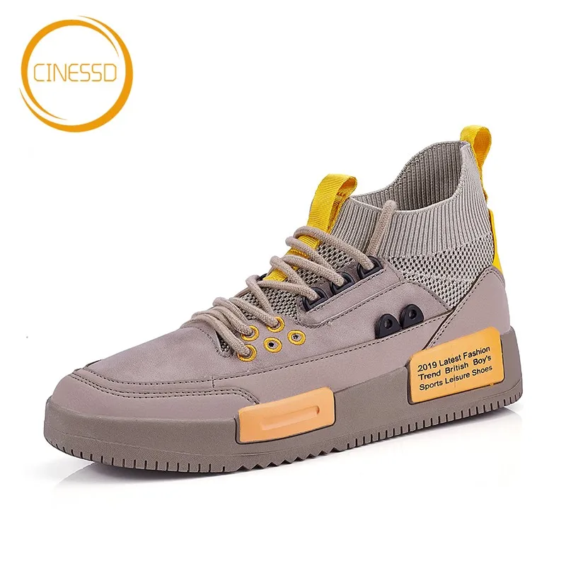 CINESSD New Leisure Skateboarding Shoes Fashion Casual Sneakers Sport Shoes Men Flat Walking Shoes Male Comfortable Street Shoes