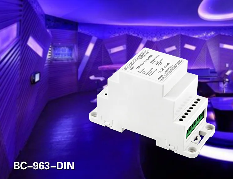 DIN Rail Led Мощность ретранслятор DC5V~ 24V светодиодный Усилитель 3CH/4CH/5CH усилитель сигнала 3/4/5 способ высокочастотный Мощность расширитель