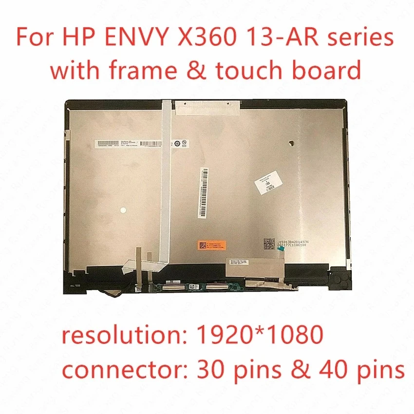 

Original 13.3 Inch Laptop 1920*1080 FHD 13-AR Assembly For HP ENVY X360 13-AR M133NVF3 R2 B133HAN05.7 LCD Panel Touch Screen