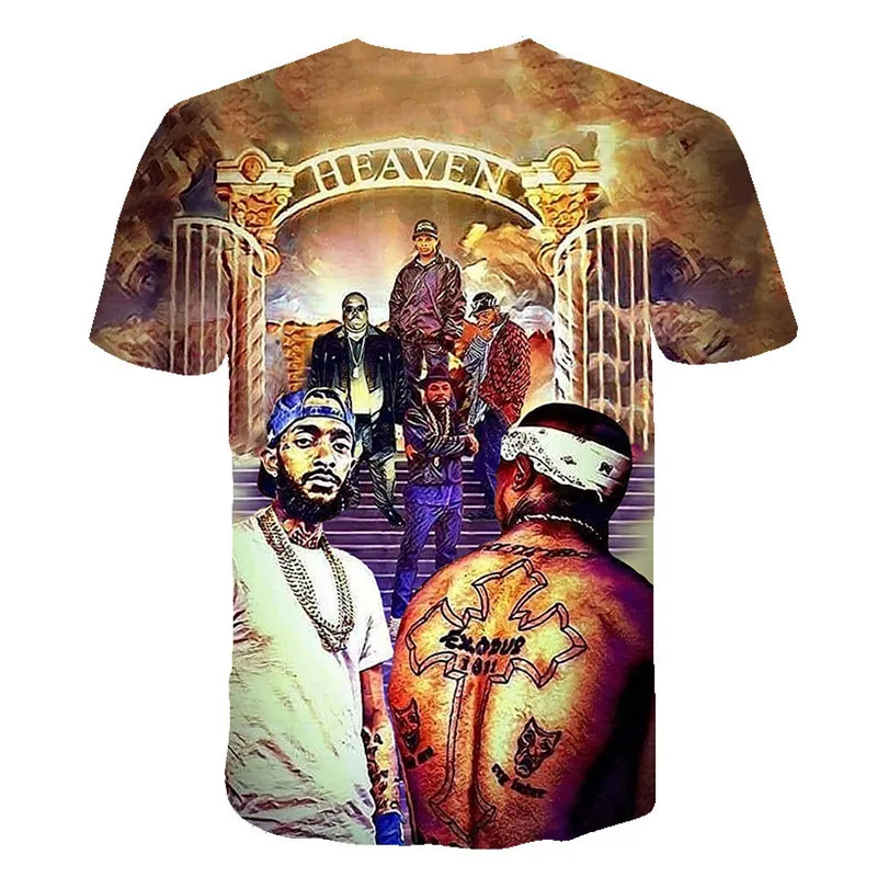 Новая летняя модная мужская и женская футболка Rapper 2pac Tupac 3d принт хип-хоп футболка s Повседневная крутая футболка для мужчин размера плюс 6XL