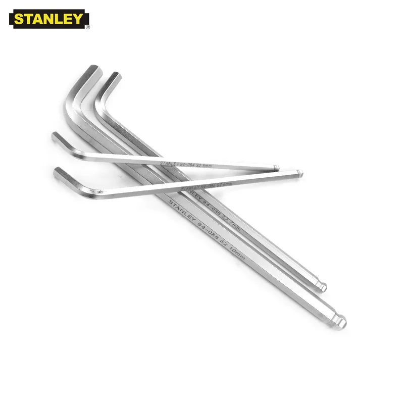 Stanley 1 Pezzo Chiave Esagonale Metrica Extra Lunga Con Estremità A Sfera Chiave Dinamometrica Allen 1.5Mm 2Mm 2.5Mm 3Mm A 7Mm 8Mm 10Mm Chiave A L Es