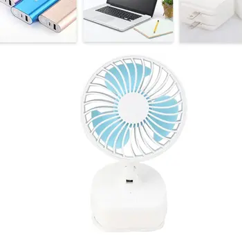 

Creative 360 Degree Rotating Fan Usb Charging Portable Office Desktop Clip Fan Creative Gift