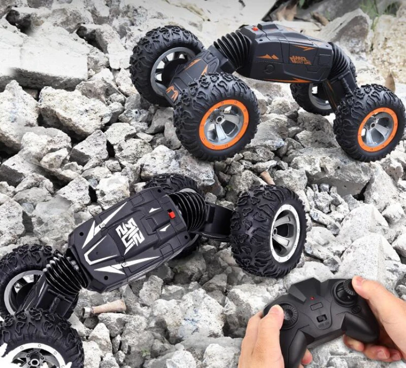 Электрический трюк двухсторонний RC автомобиль Рок Гусеничный пульт дистанционного управления игрушка 1:16 один ключ деформации 4WD вождения высокая скорость радиоуправляемая модель автомобиля