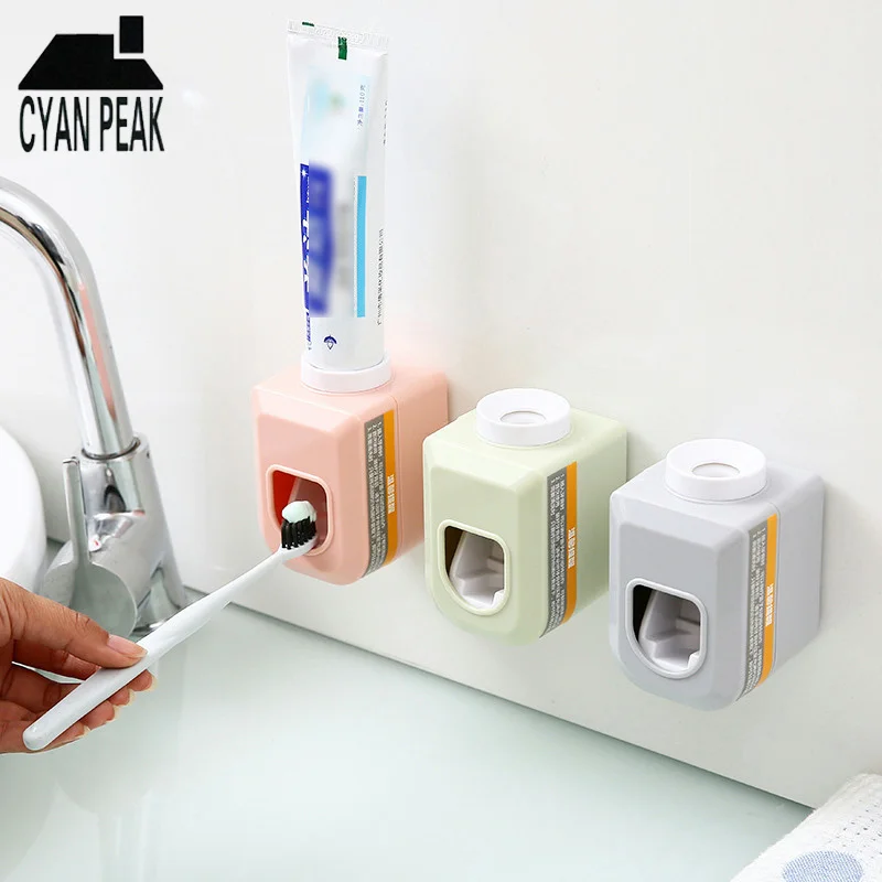 

Bathroom Accessories Automatic Toothpaste Dispenser Tooth Paste Squeezer Wall Mount Toothpaste Dispenser Rack Household Tool