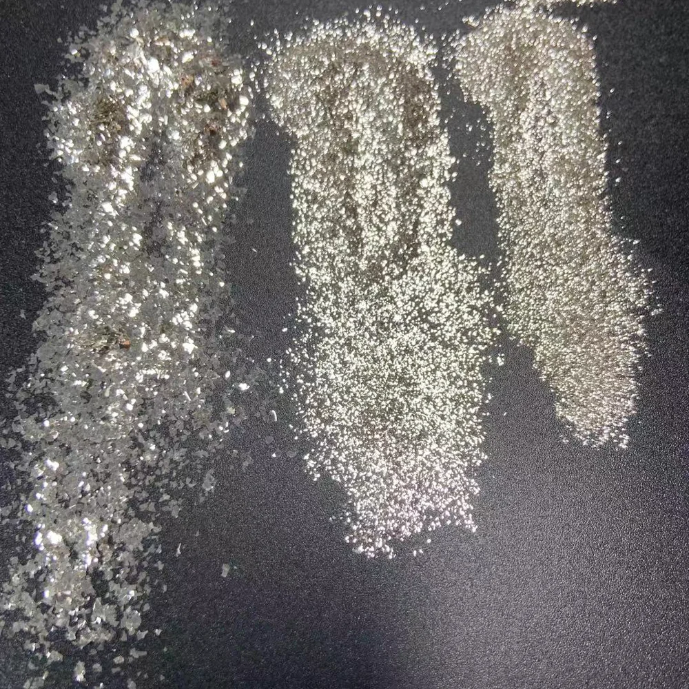 화장품 다이아몬드 실버 파우더 메이크업, 붕규산 유리 코팅 실버 안료 메이크업 매니큐어 페인트 수지 DIY 공급 업체