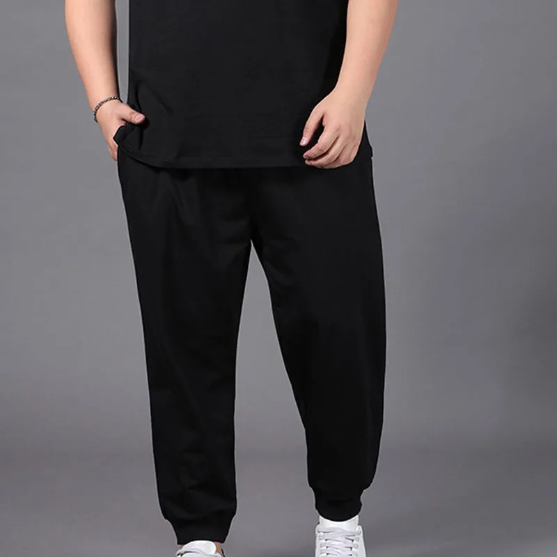 Осень Зима размера плюс брюки мужские 5XL 6XL 7XL 8XL талия 155 см толстые Стильные теплые брюки мужские