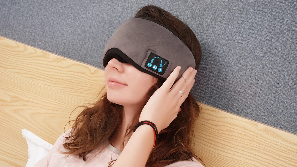 Смарт-bluetooth-маска для сна, маска для отдыха в путешествии, маска для глаз, мягкая маска для сна, повязка на глаза, прослушивание музыки