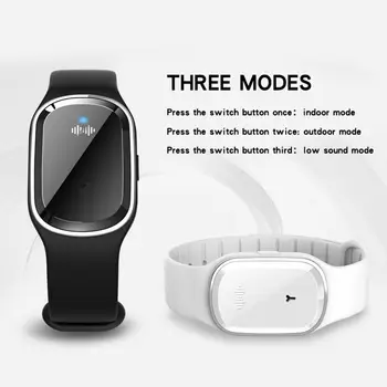 

Ultrasonic Natural Mosquito Repellent Bracelet Waterproof Pest Insect Bugs Anti Mosquito Insect Bracelet Ultrasound Outdoor Kids