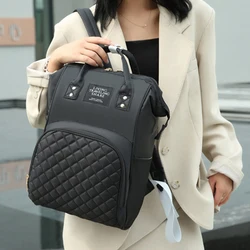 Sac à dos grande capacité pour femmes, sacs à couches pour bébés, sac à main léger pour l'extérieur, sac isolé pour biberon 