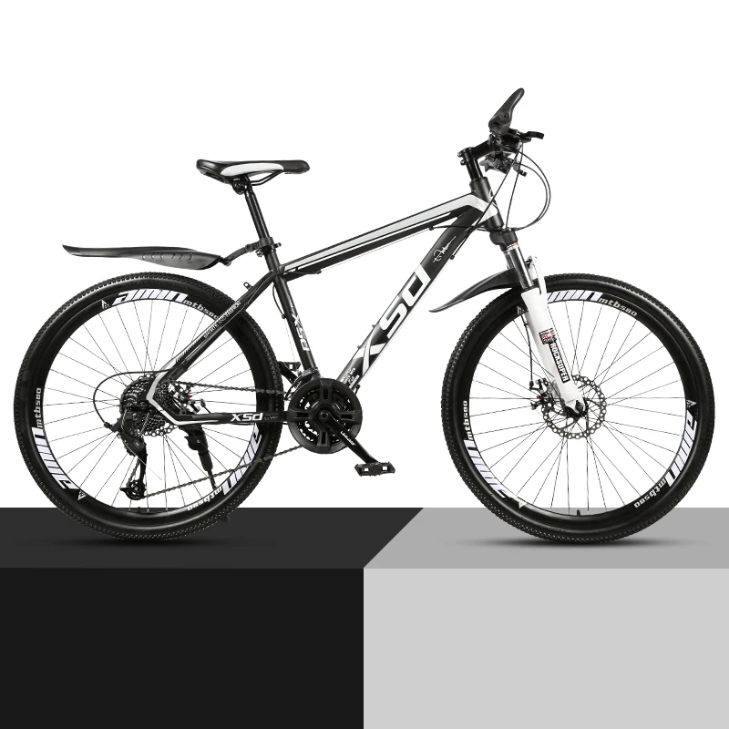 

26-Inch 21/24/27/30Speed Mountain Bicycle Shock Absorption And Speed Change Mechanical Disc Brake Student Adult Top fitting Bike