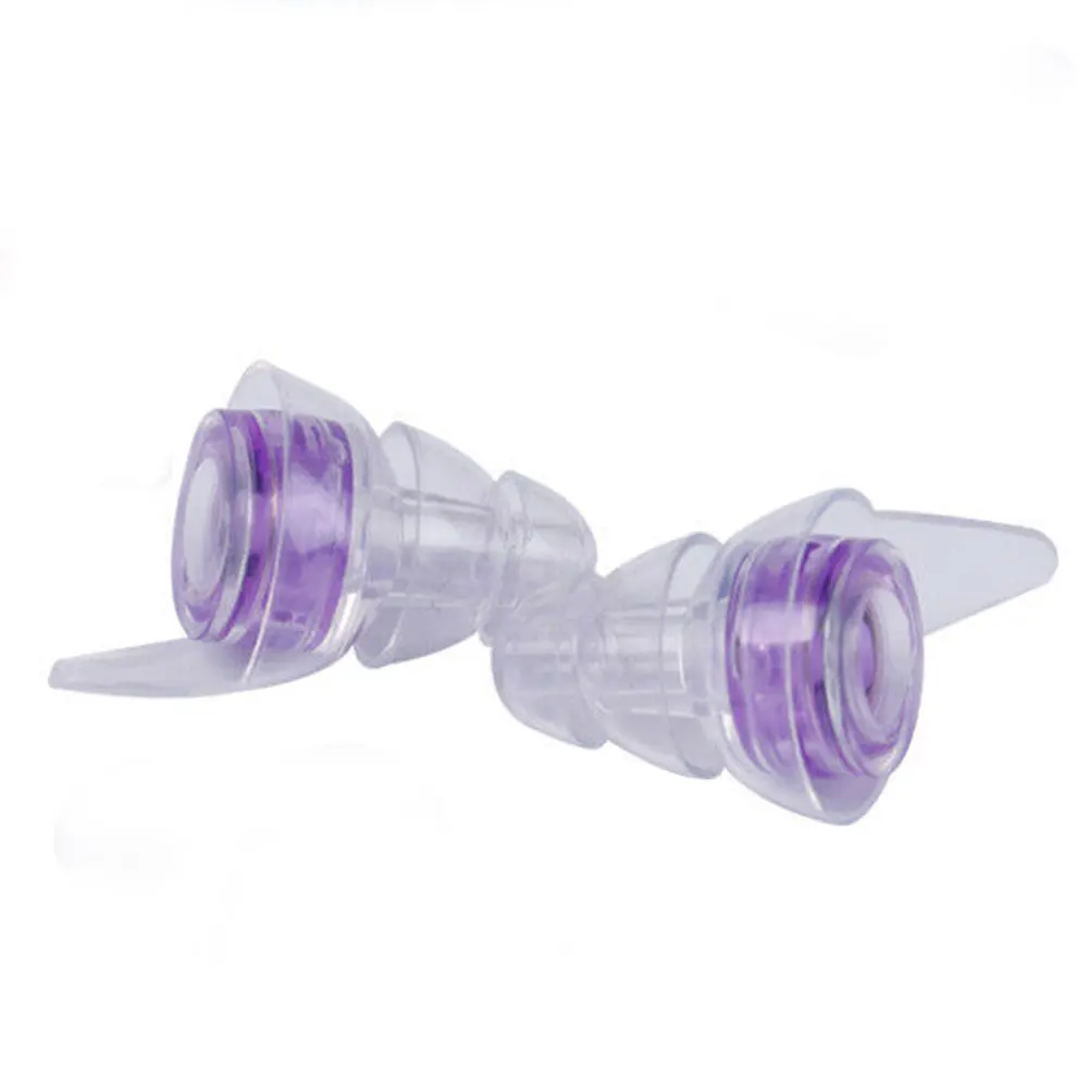 Soft Silicone Noise Cancelling Ears Plugs Travel Sleeping Concert Earplug TK-ing - Цвет: Фиолетовый