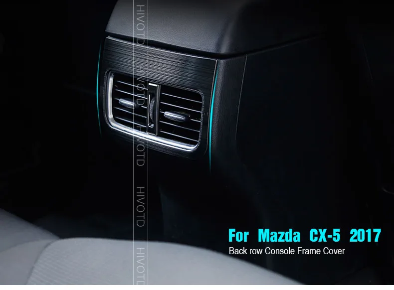 Hivotd для Mazda мазда сх 5 CX-5 CX5 KF аксессуары авто подлокотник задний кондиционер на выходе рамка Крышка отделка салона