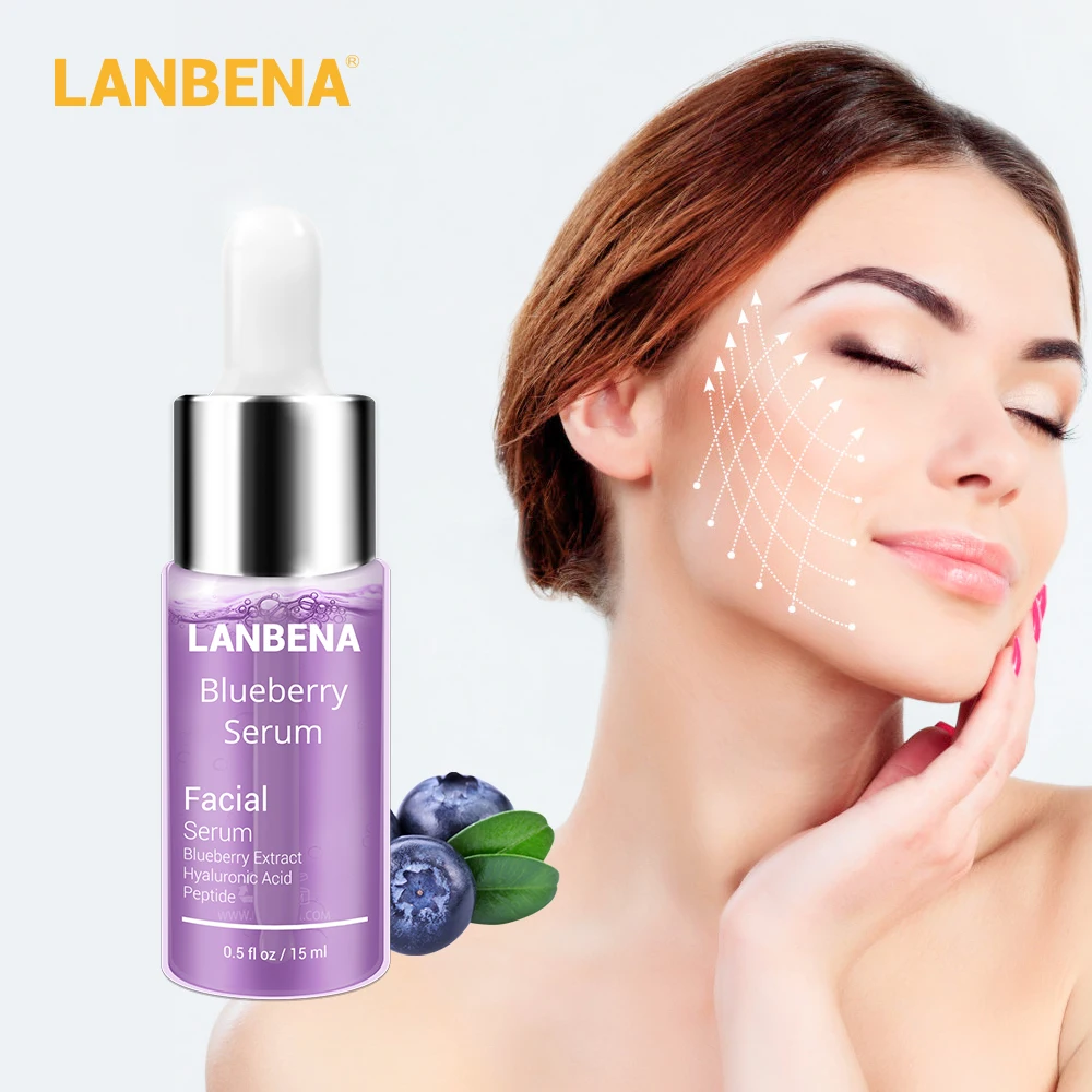LANBENA Blueberry Гиалуроновая кислота сывороточная эссенция для лица Argireline отбеливающий крем против старения морщин уход за кожей Обычная сыворотка