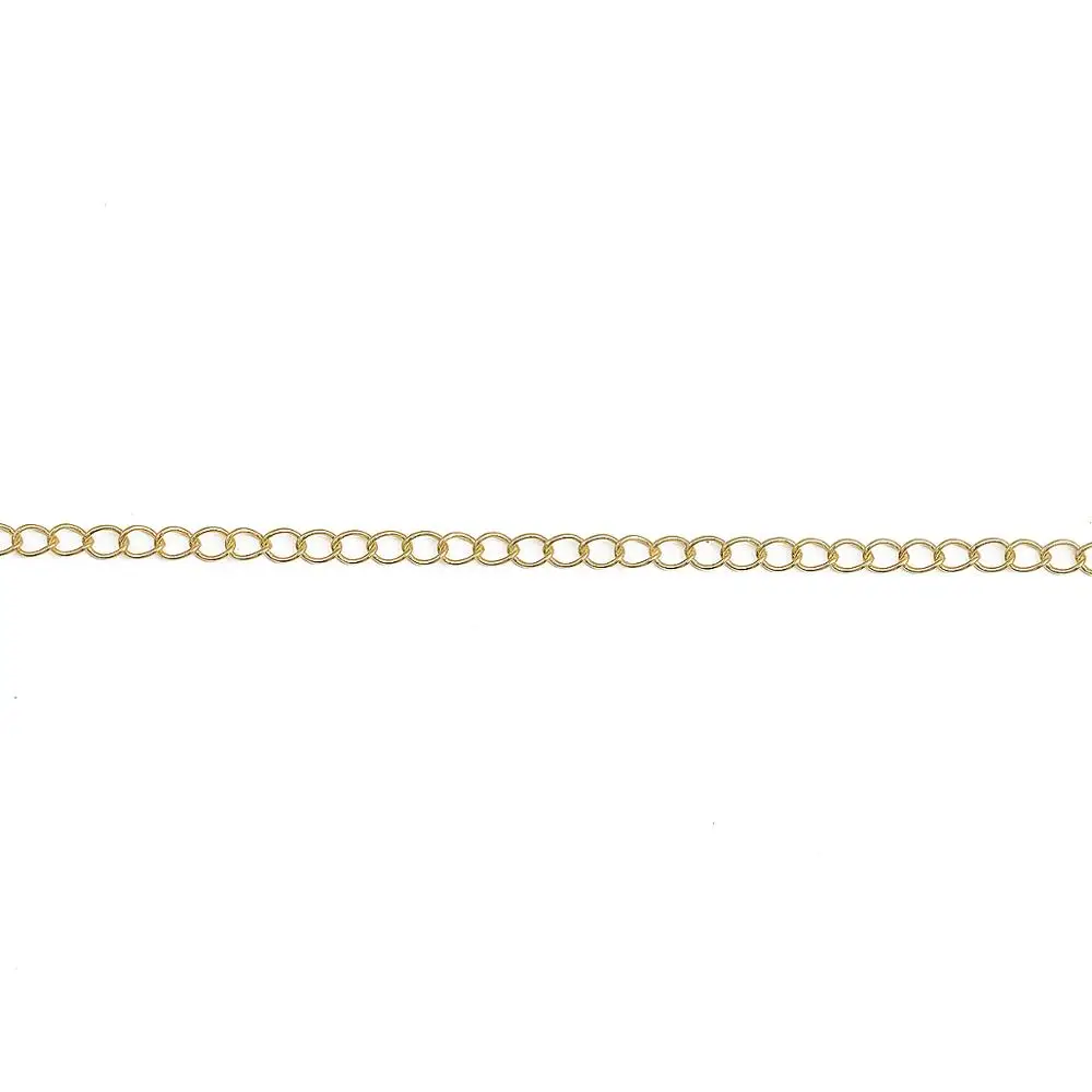 Длинное Открытое кольцо удлинитель с позолотой 18 карат цепочка для ожерелья