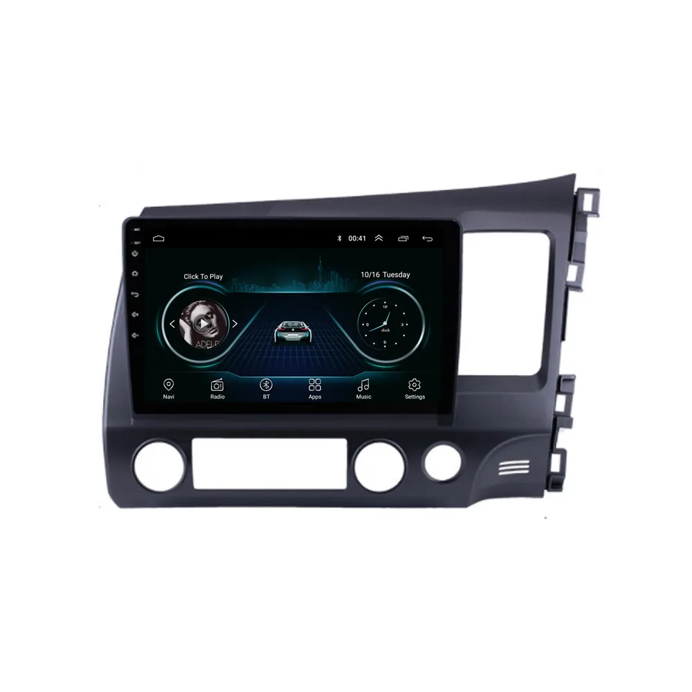 4G LTE Android 10 1 Подходит для HONDA CIVIC правая рука 2008 2010 2011 мультимедийный стерео