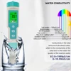 7 in 1 ORP Salinity PH TDS EC SG TEMP Meter Monitor Water Quality Detector for Drinking Water Swimming Pool Aquarium Backlight 3