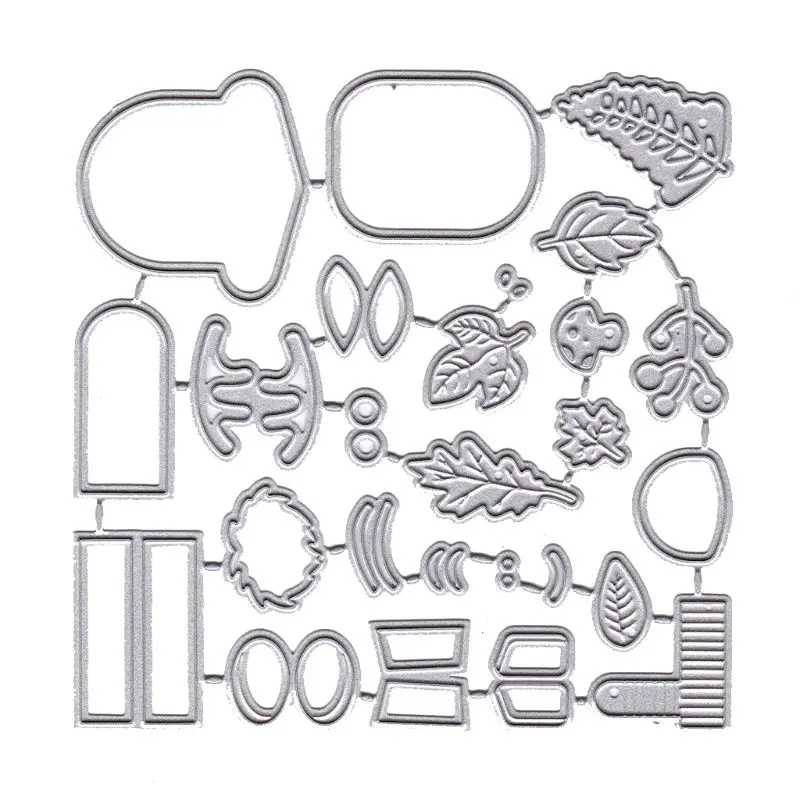 

Autumn Elk Metal Cutting Dies Stencil DIY Scrapbooking Album Stamp Paper Card Embossing Stencil for DIY Scrapbook