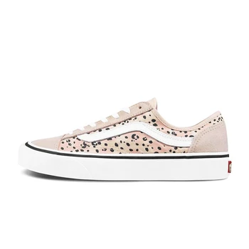 

Vans Off The Wall x Leila Hurst Women Style 36 Skateboarding Shoes,Female Spot Skate Canvas Cute Old Skool Slip-On Sneakers