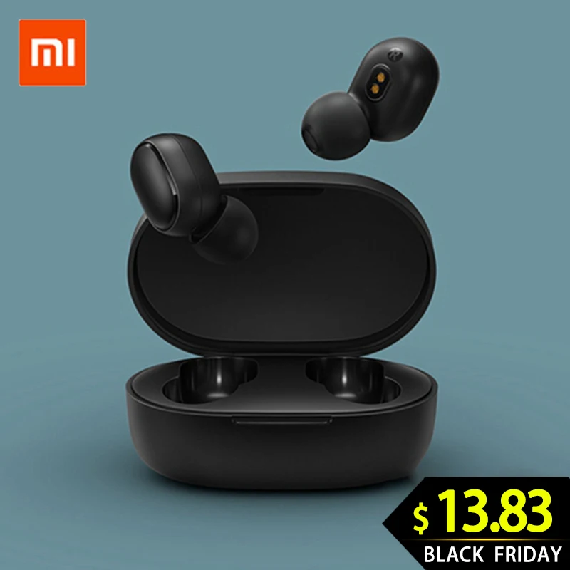 Tanie Xiaomi Redmi Xiaomi bezprzewodowa słuchawka sterowanie głosem sterowana dotykiem z redukcją szumów Bluetooth 5.0