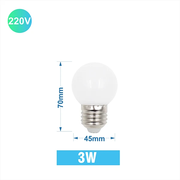 3W E27 220V 6 шт. светодиодный светильник E27 E14, 3 Вт, 5 Вт, 7 Вт, 9 Вт, 12 Вт, 15 Вт, 18 Вт, AC220V-240V, настоящая мощность, умный IC светодиодный светильник, Bombilla, ампула, холодный белый, теплый белый - Испускаемый цвет: 3W E27 220V