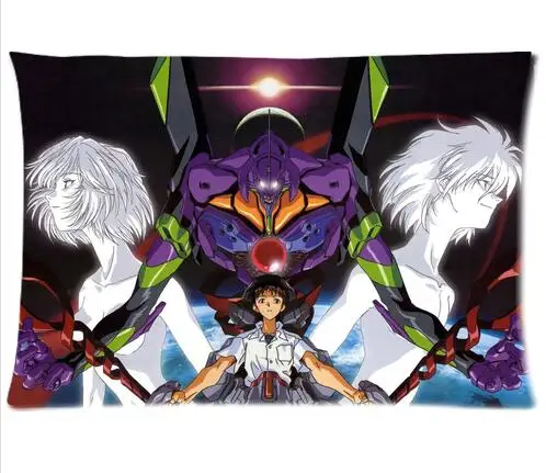 Аниме Neon Genesis Аска Лэнгли сорью»(Evangelion Подушка Чехол персонажей Аска Рей Аянами Чехлы прямоугольник двух сторон Наволочки Чехол