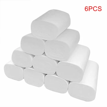 

6/12/18/24 Rolls Toilet Paper Bulk Bath Tissue Bathroom White Soft 4 Ply Household Office New HG99