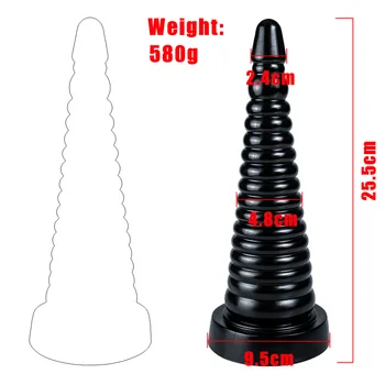 Man Nuo Huge Threaded Tentacle Dildo Unisex Soft Anal Toys Dildo Masturbator Big Dick Cock Strapon Penis Adult Sex Toy for Women 2