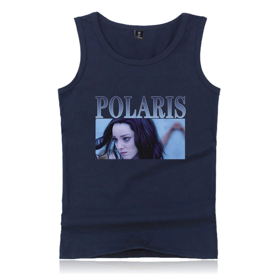 Polaris 2D летний топ на бретелях с принтом s повседневная без рукавов Женская и мужская одежда горячая Распродажа топ на бретелях Kpops плюс размер