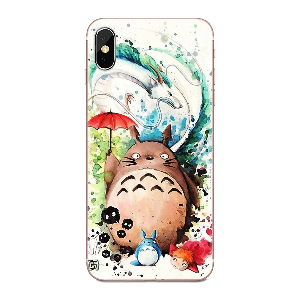 Kawaii Ghibli Doodle дизайн для huawei Honor mate Nova Note 20 20s 30 5 5I 5T 7C 8A 8X9X10 Pro Lite Play Diy чехол для телефона