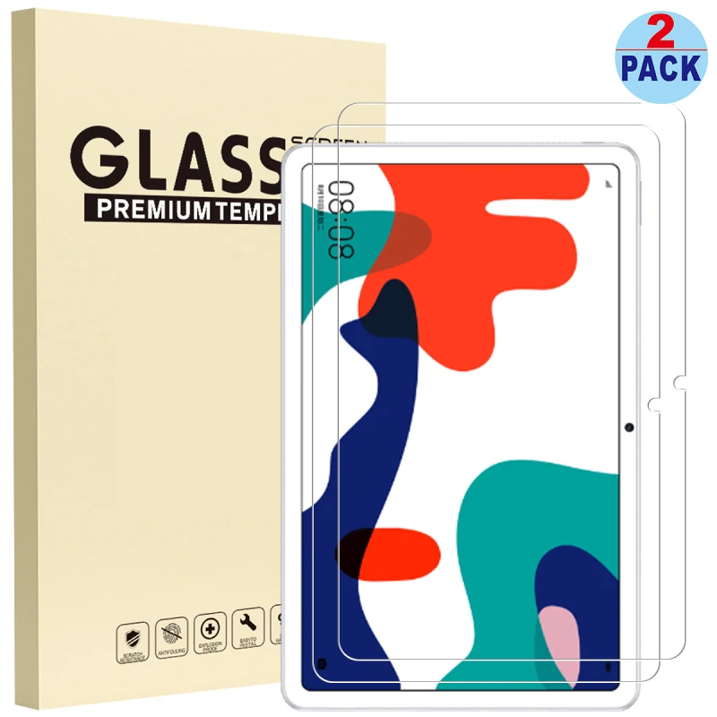 

2 Pack Tempered Glass Screen Protector for Huawei MatePad 10.4 Inch 2020 BAH3-W09 BAH3-AL00 Screen Protective Glass Film