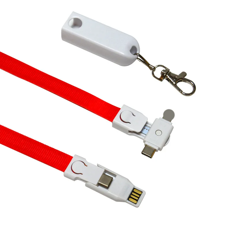 Ремешок для сотового телефона Micro-usb кабель для зарядки, 33,5 дюймов линейка Lanyards шейный шнур для зарядки телефона/ключей/брелка