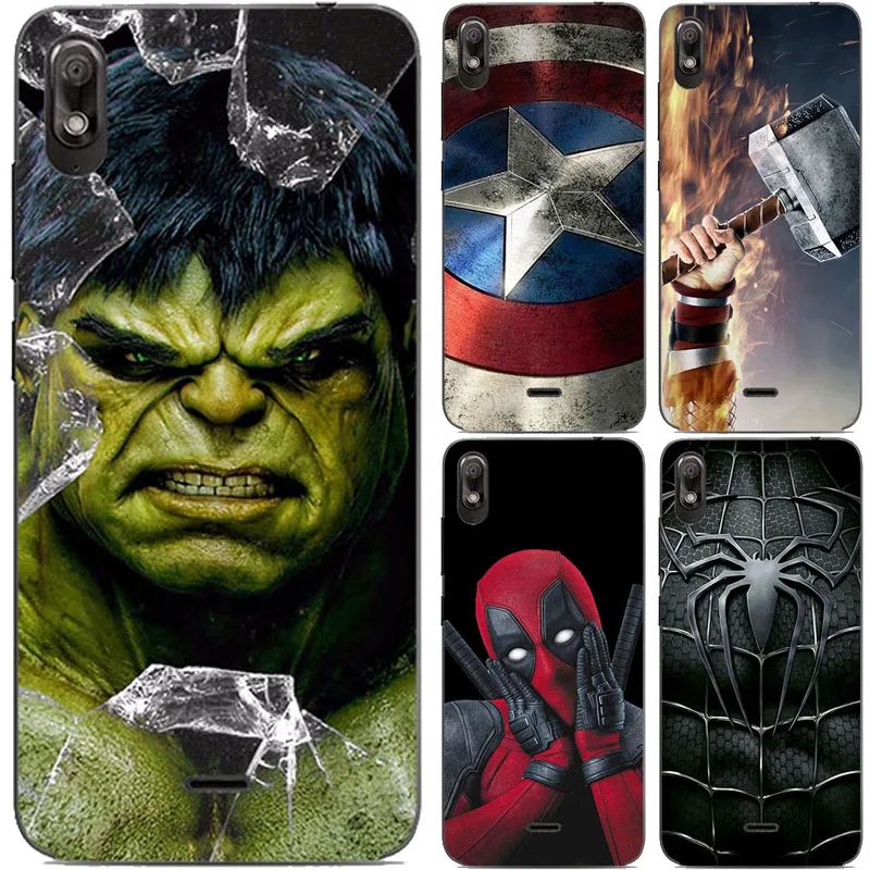 

Superhero Phone Case Cover For WIKO View 3 View3 Pro Lite Superman Back Cover Bags For WIKO View 2 View2 Go Pro Plus Fundas