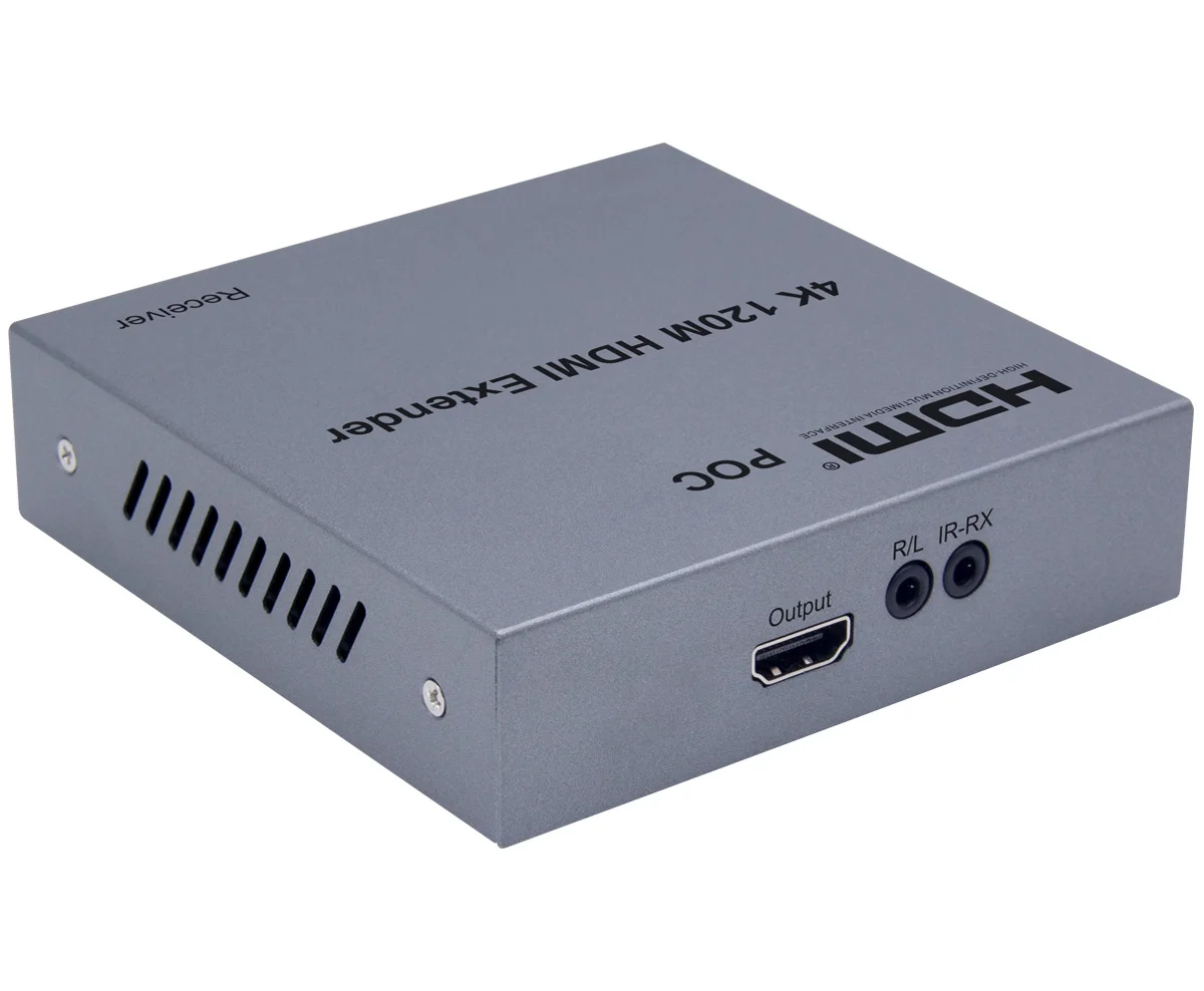 POC 4K 120M HDMI удлинитель RJ45 Ethernet Cat5e Cat6 сетевой кабель конвертер ноутбук ПК DVD к ТВ HD ТВ, локальная петля-выход