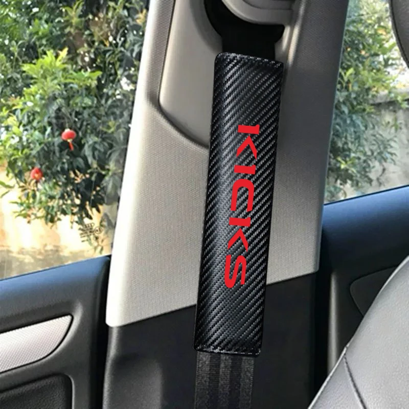 Автомобильный ремень безопасности чехол для Nissan Kicks Seat поясная подушка накладки на плечо защитные чехлы 2 шт./партия