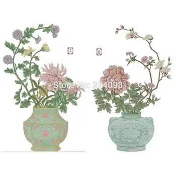 

Ancient song vase patterns Counted Cross Stitch 11CT 14CT 18CT DIY Chinese Cross Stitch Kits Embroidery Needlework Sets