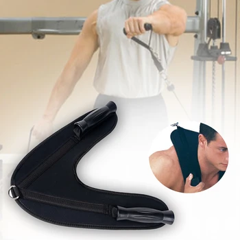 

Abdominal Crunch Practical Double Grip Suspender Strap Handle U Shape Gym Support Head Band Pull Easy Install Professional