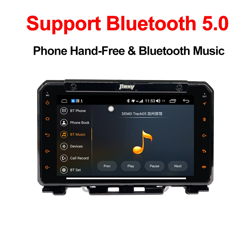 YAZH Android 8,1 4 Гб 64 ГБ Автомобильный радио мультимедиа для Suzuki Jimny с 4K видео/SWC/OBD/Carplay/DSP/4G sim-карты