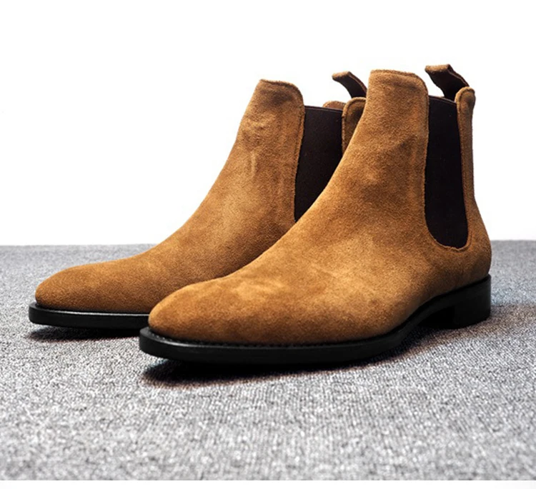 Luxury Chelsea Boots Men Shoe