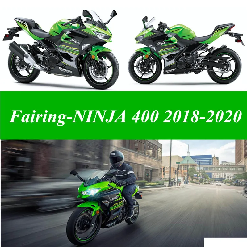 ВЕСЬ кузов Обтекатель для Kawasaki NINJA400 ABS обтекатель Неокрашенный обтекатель