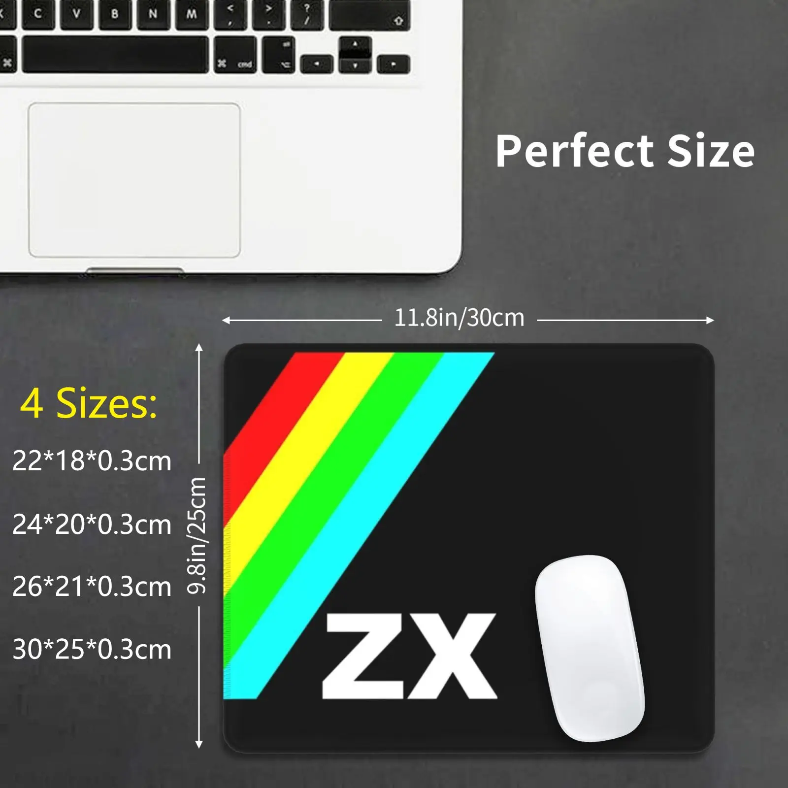 Zx Mouse Pad Stampa Fai Da Te Zx Spectrum Retro 80S Gaming