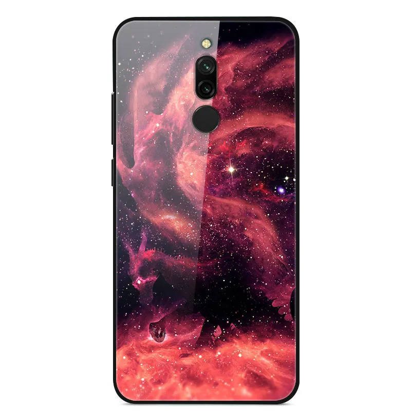 Чехлы с закаленным стеклом для VIVO V9 чехол жесткая задняя крышка для VIVO Y85/X9/X23 Мягкий Бампер Funda VIVOV9 V 9 защитный чехол для телефона - Цвет: 1205 23