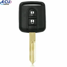 2 кнопки Замена Автомобильный брелок для Nissan Qashqai Navara Micra NV200 Patrol Y61 2002-2016