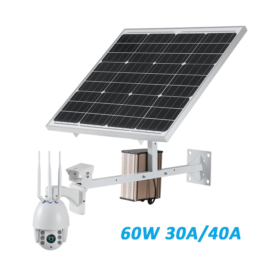 2020 новая 60 Вт солнечная панель для CCTV Wi Fi ip камера 3g 4G 5G SIM карта наружная