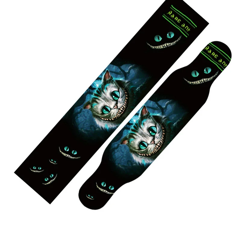 Protective Dancing Longboard Griptapes Long Board Grip Tape Skateboard Griptapes Anti-Slid Sandpaper Colorful Graphic Deck 122cm skateboard accessories skateboard grip tape