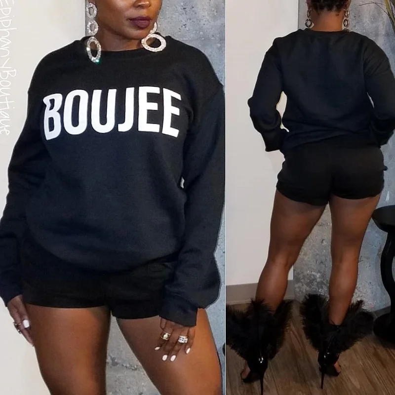 Горячая Распродажа Черный Белый буквенный пуловер толстовка с принтом уличная одежда для женщин О-образный вырез длинный рукав Кофты