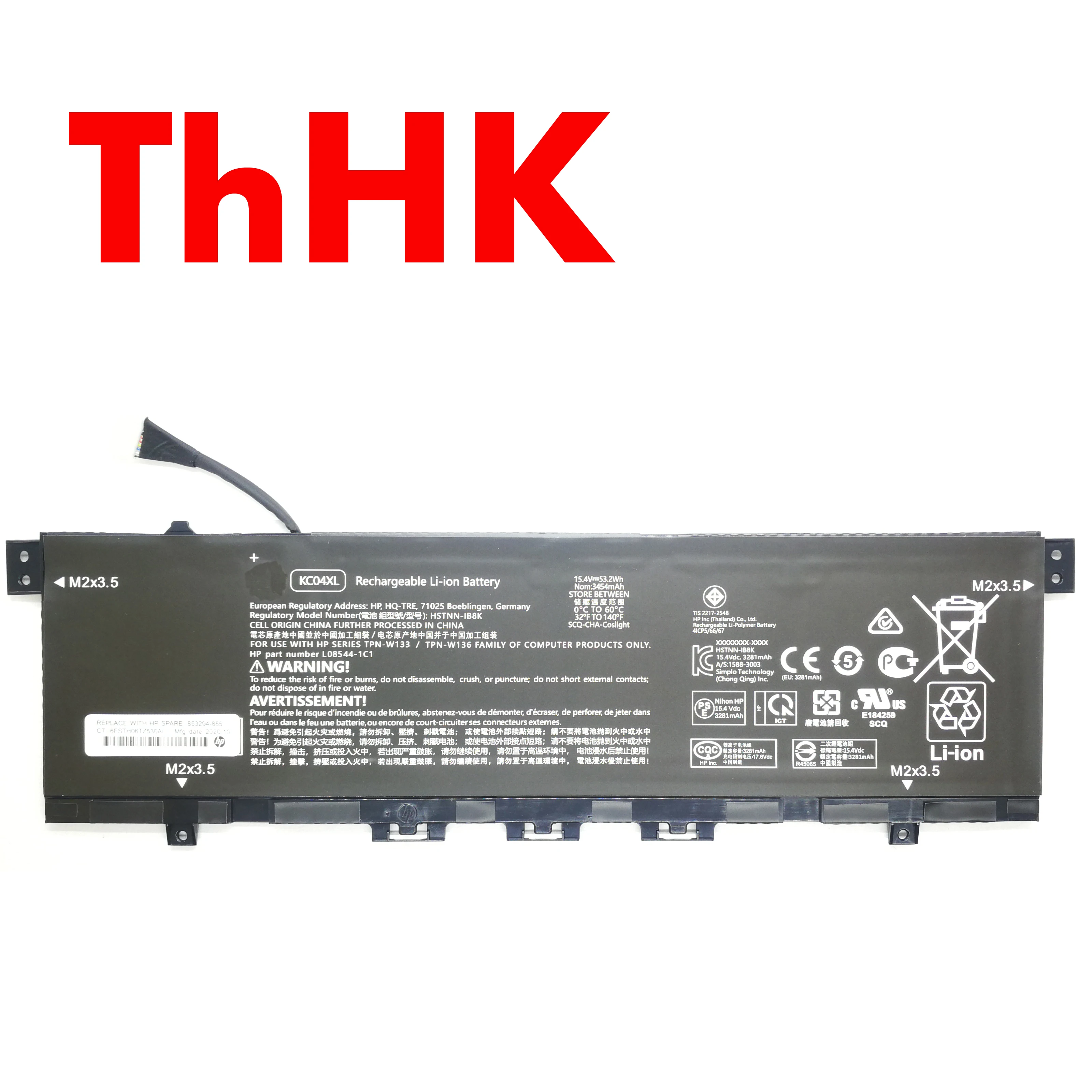 Оригинальные KC04XL KCO4XL HSTNN-DB8P L08544-2B1 ноутбук Батарея для HP ENVY x360-трансформер ПК 13