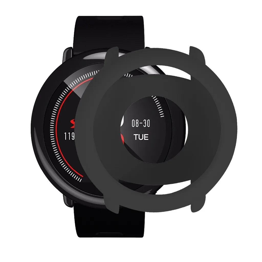 Чехол для Xiaomi Huami AMAZFIT Pace Смарт-часы замена мягкий ТПУ полный чехол оболочка силиконовая рамка Защитная горячая распродажа