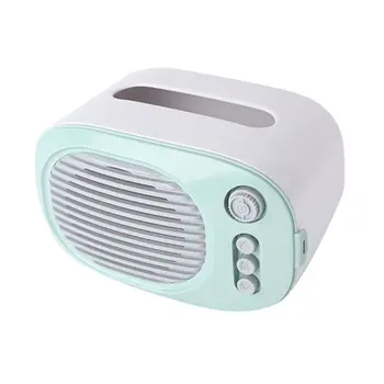 

Cute Mini Radio Shape Tissue Holder Storage Case Container Home Office Kitchen Car Restaurant Desktop Decoration